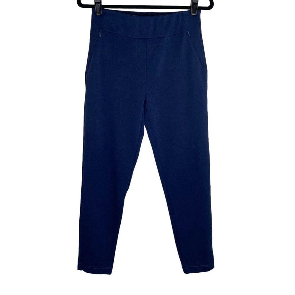 Betabrand Navy Blue Classic Dress Pant Medium